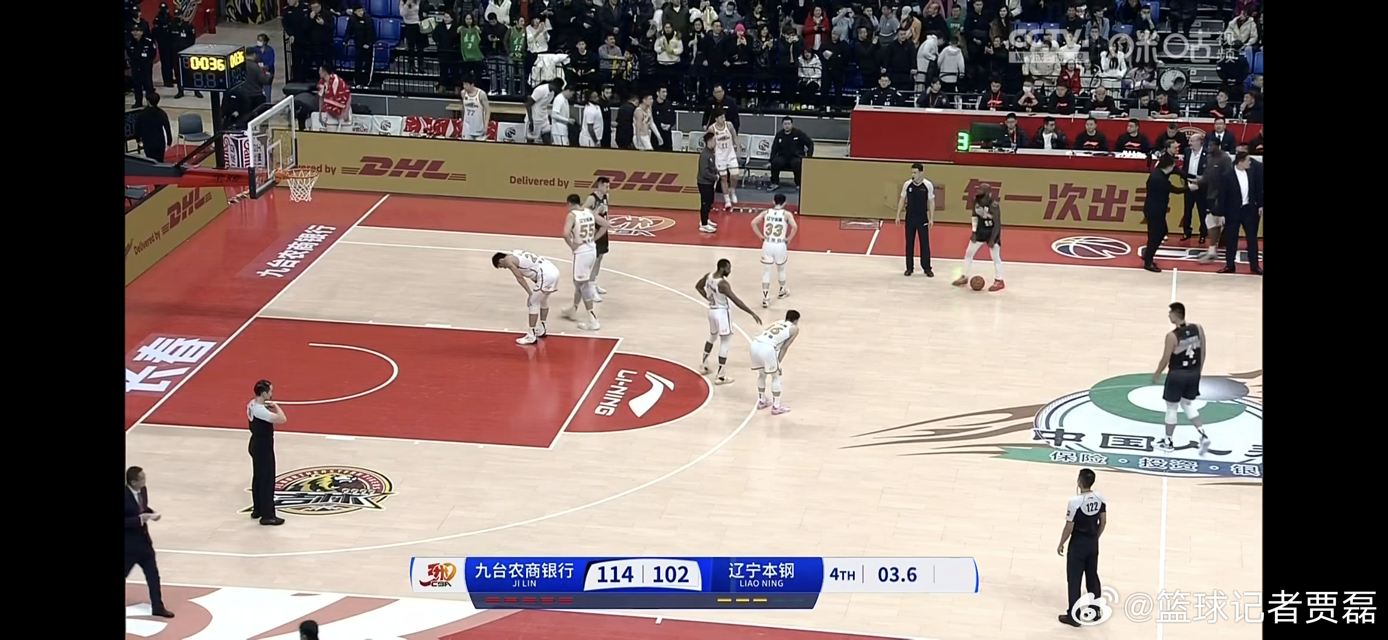 关于辽宁队内线制霸，控制比赛局势的信息
